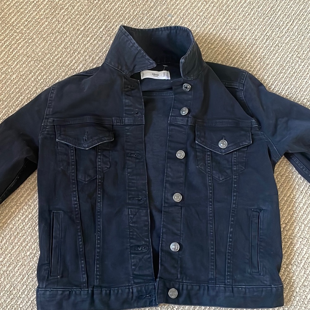 Black jean jacket